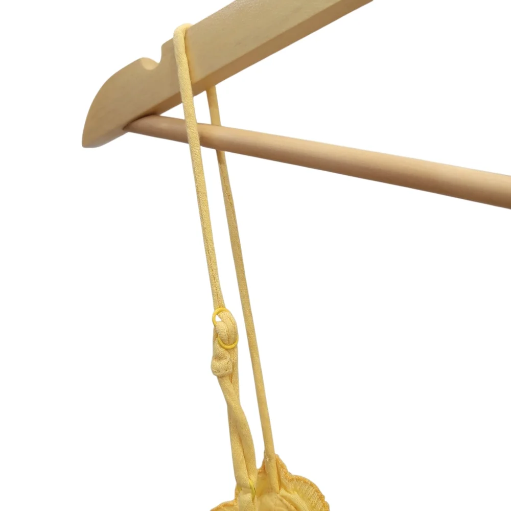 Urban Outfitters Hanna Embroidered Mini Dress Yellow Babydoll Sundress Women’s M - Picture 11 of 17